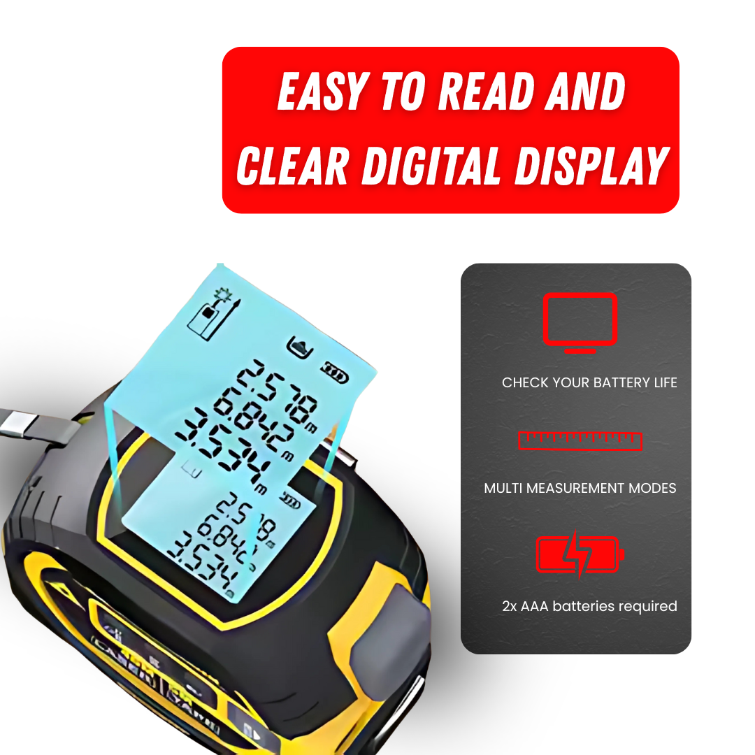 LaserLine - 3in1 Laser Tape Measure